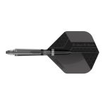 Darts toll és szár egyben Cuesoul KOFF, fekete, Big Standard toll, 5-ös méretű karbon szár