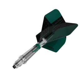   Darts toll és szár egyben Cuesoul KOFF, zöld, Big Standard toll, 3-as méretű karbon szár