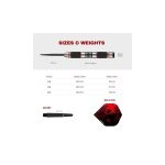 Dart szett Designa steel Vampire V2, M1, 24g, 90% wolfram