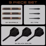 Dart szett soft Harrows Wolfram Trinity 18g, 97% wolfram