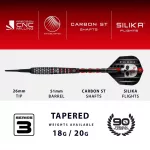 Dart szett soft Harrows Ryan Searle Series 3, 18g, 90% wolfram