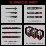 Dart szett soft Harrows Ryan Searle Series 3, 18g, 90% wolfram