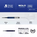 Dart szett soft Harrows Geo Parallel, 18g, 90% wolfram