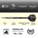 Dart szett soft Harrows CHIZZY Series 4, 18g, 90% wolfram