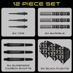Dart szett soft Harrows CHIZZY Series 4, 18g, 90% wolfram
