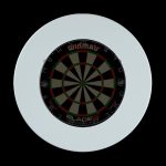 Dart falvédő dart tábla köré, fehér