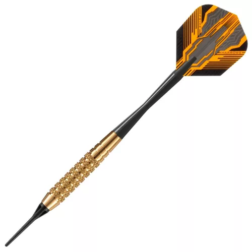 Dart szett Harrows soft, Club Brass K, 18g, brass