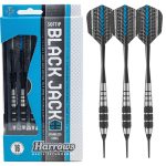 Dart szett Harrows soft, Black Jack K, 16g, brass