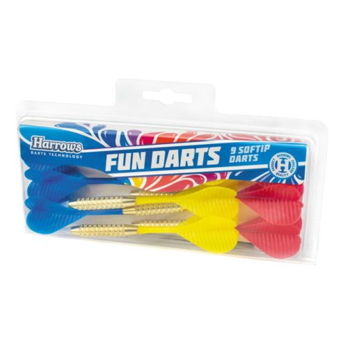 Darts szett soft, Harrows Fun Darts, brass
