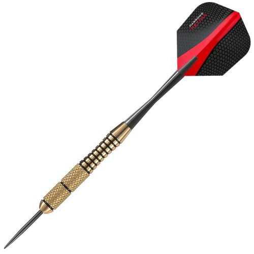 Dart szett Harrows steel, 22g, Matrix K, brass