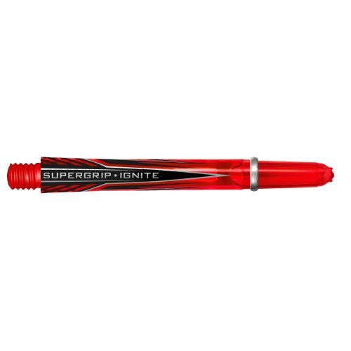 Darts szár hosszú Harrows Supergrip Ignite, piros 47mm