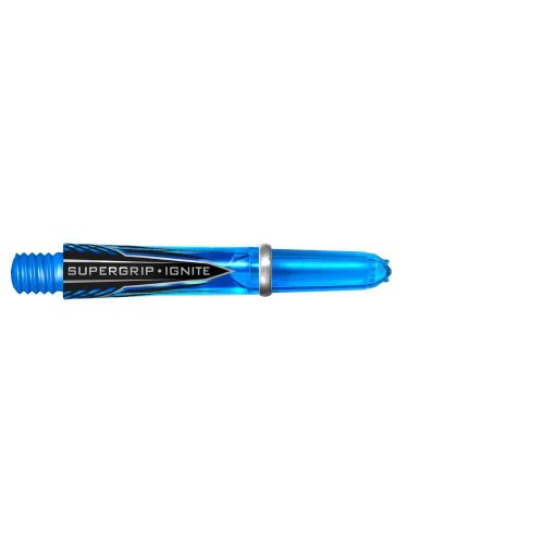 Darts szár rövid Harrows Supergrip Ignite, aqua 33mm