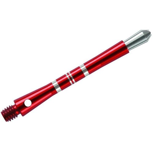 Dart szár rövid Harrows Colette aluminium, piros 34mm