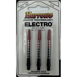 Dart szár hosszú Harrrows Electro, piros 47mm