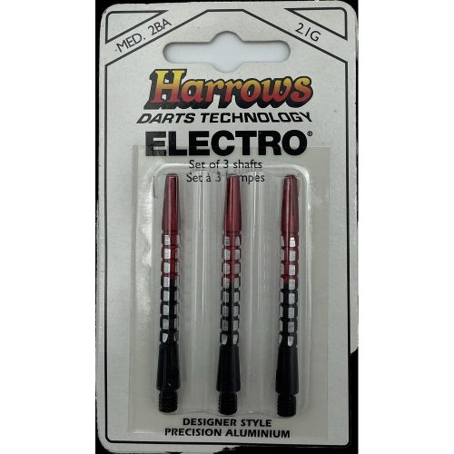 Dart szár hosszú Harrrows Electro, piros 47mm