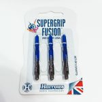 Dart szár hosszú Harrows Supergrip Fusion, fekete-kék 47mm