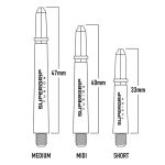 Dart szár Harrows Supergrip Fusion fekete/piros, hosszú
