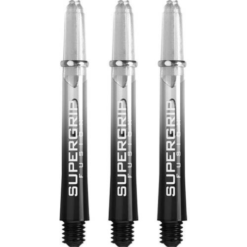 Dart szár közepes Harrows Supergrip Fusion, fekete-átlátszó 40mm