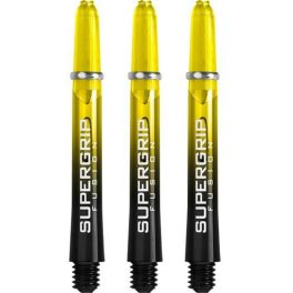 Dart szár közepes Harrows Supergrip Fusion, fekete-citromsárga 40mm