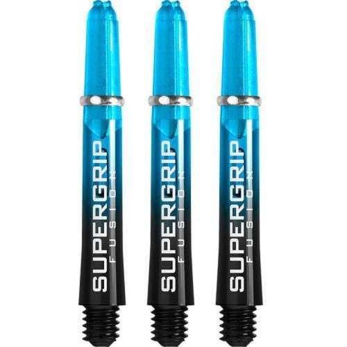 Dart szár rövid Harrows Supergrip Fusion, fekete-aqua 33mm