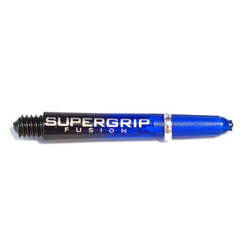 Dart szár rövid Harrows Supergrip Fusion, fekete-kék 33mm
