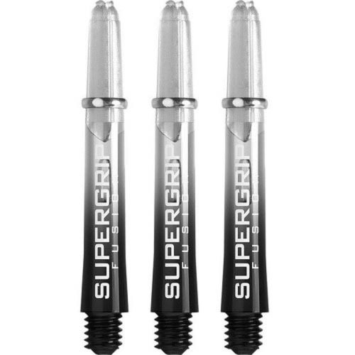 Dart szár rövid Harrows Supergrip Fusion, fekete-átlátszó 33mm