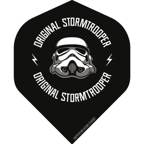 Darts toll Star Wars Original Stormtrooper logó fekete, No2 100 mikron