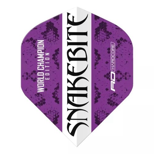 Dart toll Red Dragon Hardcore Peter Wright Snakebite lila - fehér (készlet erejéig)
