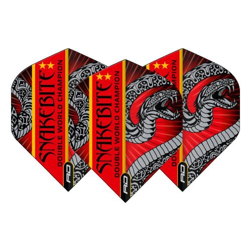 Dart toll Red Dragon Hardcore Peter Wright Snakebite, fekete és piros (készlet erejéig)