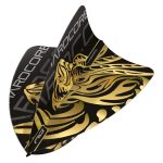 Dart toll Red Dragon Freestyle Hardcore Jonny Clayton fekete-arany, extra vastag 100 mikron