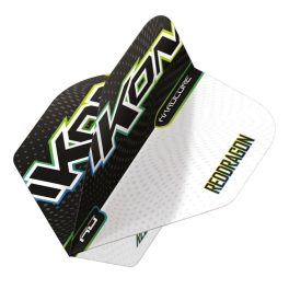 Dart toll Red Dragon Ikon fekete és fehér No2, 100 mikron