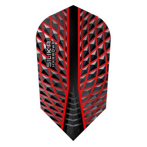 Dart toll Harrows Silika piros, keskeny Slim 100 mikron