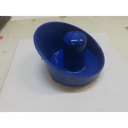Tájfun ütő, kék, 10cm átmérővel, kézvédővel