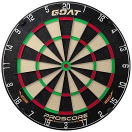 Darts tábla GOAT PWR Proscore, verseny minőségű, élezett dróttal
