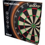 Darts tábla GOAT PWR Proscore, verseny minőségű, élezett dróttal