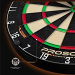 Darts tábla GOAT PWR Proscore, verseny minőségű, élezett dróttal