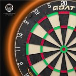 Darts tábla GOAT PWR Proscore, verseny minőségű, élezett dróttal