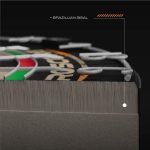 Darts tábla GOAT PWR Proscore, verseny minőségű, élezett dróttal