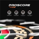Darts tábla GOAT PWR Proscore, verseny minőségű, élezett dróttal