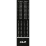 Dart szőnyeg GOAT, fekete, kiszállóval 285cm x 80cm