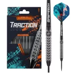 Darts szett steel GOAT Traction, 22g, 80% wolfram