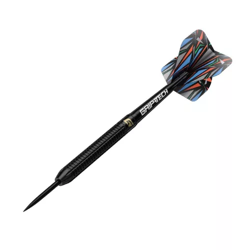 Darts szett steel GOAT Athlete Black, 13g, brass