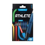 Darts szett steel GOAT Athlete Blue, 12g, brass