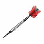 Darts szett soft GOAT Podium Silver, 18g, 80% wolfram