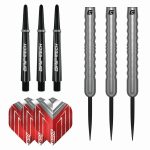 Darts szett steel GOAT Podium Silver, 22g, 80% wolfram