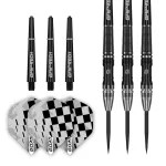 Darts szett steel GOAT Rook 26g, 95% wolfram