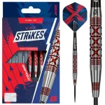 Darts szett steel GOAT Strikes 21,5g, 90% wolfram