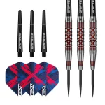 Darts szett steel GOAT Strikes 25,5g, 90% wolfram