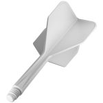 Darts toll és szár egyben GOAT A1R fehér, no6 toll és rövid szár