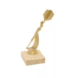 Dart trófea, dartsnyíl, 17 cm magas
